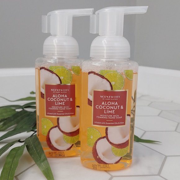 Scentworx by Harry Slatkin Aloha Coconut & Lime 6 Piece Gift Set - Picture 2 of 8